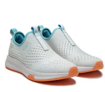 New KURU Footwear ATOM Slip-On Brightwhite-topazblue